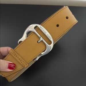 Michael Kors Tan Leather Belt